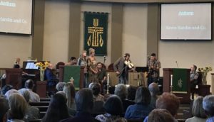 Special Sunday service with Bluegrass band