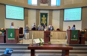 Ruling Elder at Pulpit